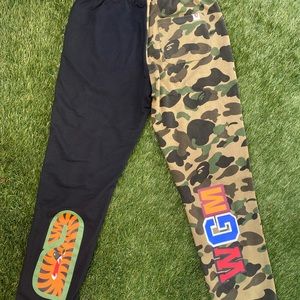 Cloud Camo Bape Jooggers